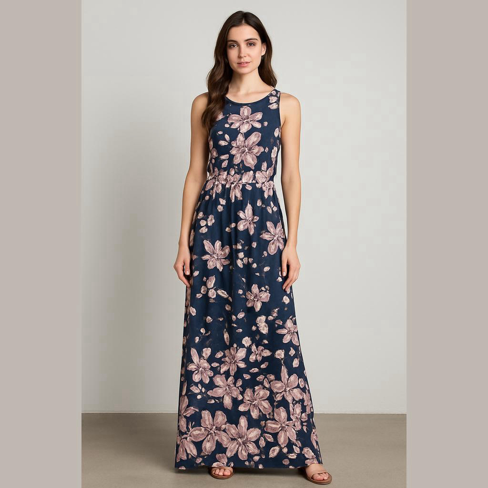 Women's éloges Maxi Dress Size Unknown Blue Pink Floral